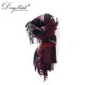 Atacado Indian Head Scarves Moda Pure Plaid 100% Cashmere Scarfs For Men